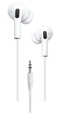 2GO In-Ear Stereo bílá / Sluchátka do uší / kabelová / 3,5 mm jack