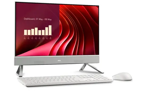 Dell 24 All-in-One EC24250 bílá / All-in-One počítač / 23,8" FHD dotykový / Intel Core 7-150U / 16GB DDR5 / 1TB SSD
