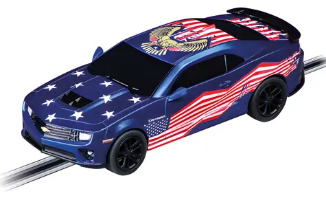 Carrera 64290 GO Chevrolet Camaro Stars'n Stripes / Auto pro autodráhu / 1:43