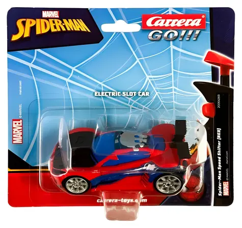 Carrera 64269 GO Spider-Man Speed Shifter modrá / Auto pro autodráhu / 1:43