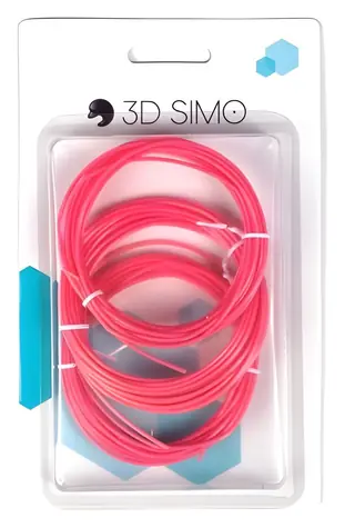 3DSimo Filament TERMOCHROME červená/bílá / Tisková struna pro 3D pero / 1,75 mm / 15 m