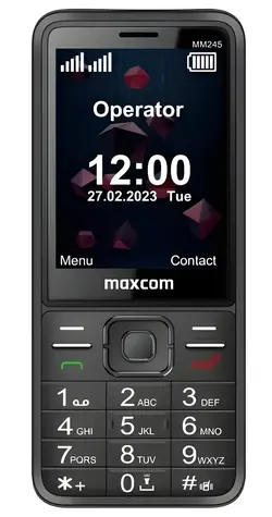 Maxcom MM245 4G / Mobilní telefon / 2,8" / 2Mpx / LTE / microSD / FM / 3,5mm Jack / USB-C