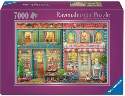 Ravensburger Puzzle Knihkupectví a pekařství / 7 000 dílků