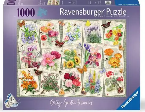 Ravensburger Puzzle: Poklady venkovské zahrady / 1000 dílků