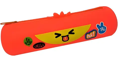 MITAMA Mitamino Animal oranžová / Penál / Silikon / Zip