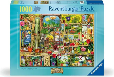 Ravensburger Curious Cupboards č.3: Zahradníkova skříň / 1000 dílků / od 14 let