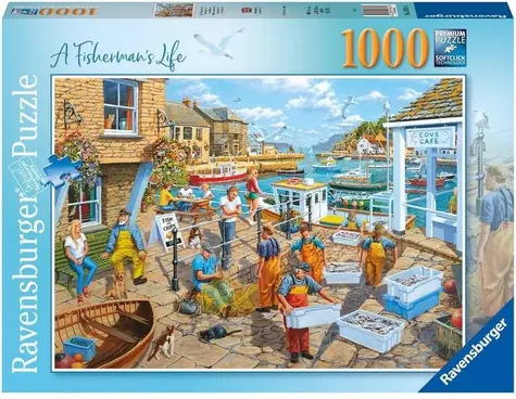 Ravensburger Puzzle Život rybáře / 1000 dílků