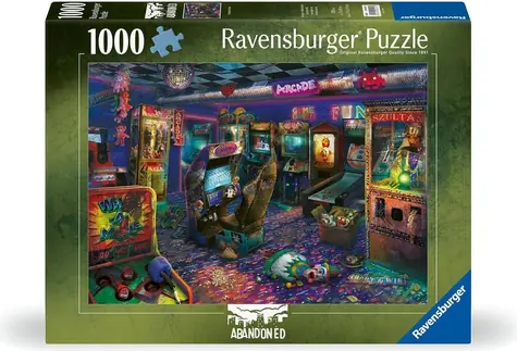 RAVENSBURGER Puzzle Abandoned: Zapomenutá herna / 1000 dílků / od 12 let