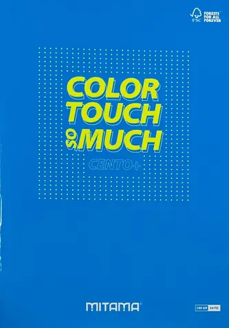 Mitama Color Touch světle modrá / Sešit / A4+ / čtverečkovaný 5 mm / 52+2 listů / 100 g