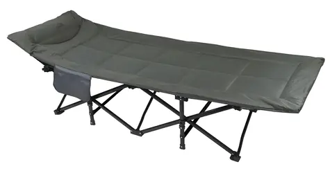Cattara EASY šedozelená / Lehátko kempingové skládací / 6,6 kg