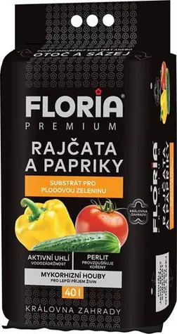 Agro FLORIA / Substrát / rajčata a papriky / 40 l