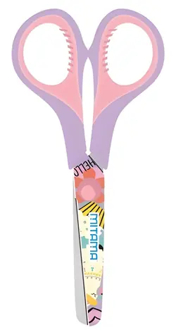 Mitama Good Vibes fialová/růžová / Dětské nůžky / 13 cm