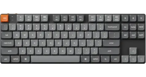 Keychron K1 Max (Gateron Red) / Klávesnice / 87 kláves / Mechanická / Low-profile / Red switch / QMK/VIA / BT / USB