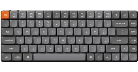 Keychron K3 Max (K3M-H1) / Klávesnice / Mechanická / Gateron Red / BT / USB
