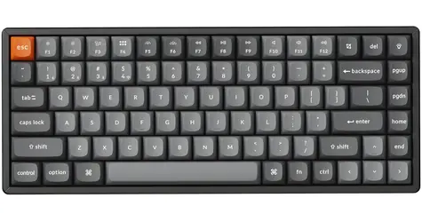 Keychron K2 Max Super Brown (K2M-J3) / Klávesnice / Mechanická / Hotswap / QMK / Bluetooth / 2.4 GHz