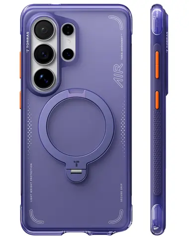 Torras Ostand Q3 Air violet surge / Kryt / Samsung Galaxy S26 Ultra / kroužek se stojánkem / bezdrátové nabíjení