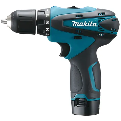 Makita DF330DWE / Aku Vrtací šroubovák / 10.8V / 2x 1.3Ah