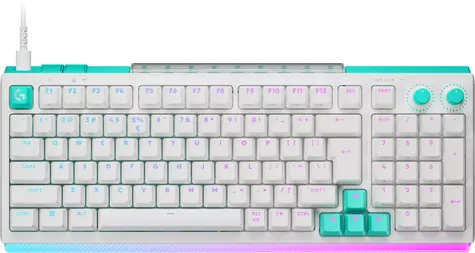 Logitech G512 X 98 Analog TMR bílá / Herní klávesnice / drátová / analogové TMR spínače / US layout 