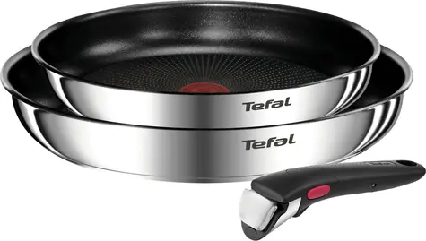 Tefal Non-Stick / Sada pánví / 3 ks / 24 & 28 cm / nepřilnavý povrch / nerezová ocel