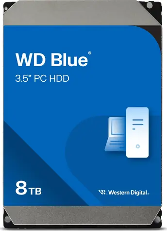 WD Blue (EZAX) 8TB / HDD / 3.5" SATA III / 5 400 rpm / 256MB cache / 2y