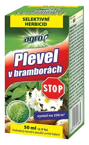 Agro Plevel v bramborách STOP / Herbicid / 50 ml