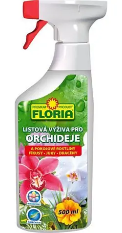 Agro FLORIA Listová výživa orchideje a pokojové rostliny / Hnojivo / 500 ml