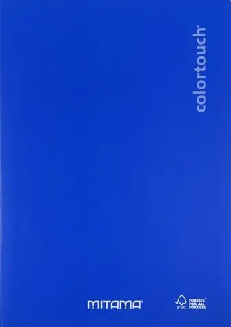 Mitama Color Touch modrá / Sešit / A4 / čtverečkovaný / 40+2 listů