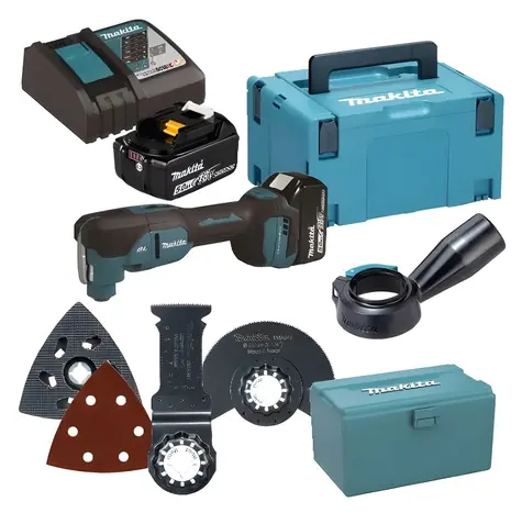 Makita DTM53RTJX1 / Aku multifunkční nářadí s příslušenstvím / 18V