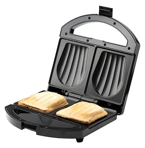 Adler AD 3069 černá / Sendvičovač / 750 W / 2 sendviče