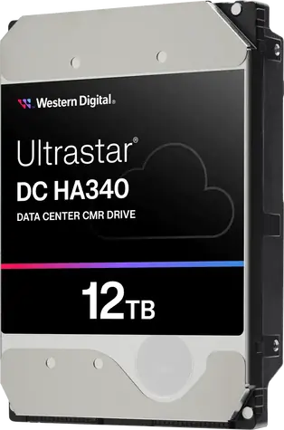 WD Ultrastar DC HA340 12TB / HDD / 3.5" SATA III / 7 200 rpm / 256MB cache / 512E SE