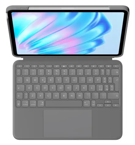 Logitech Combo Touch šedá / Ochranný kryt s klávesnicí / Apple iPad Air 11" 2024 (M2) / IT
