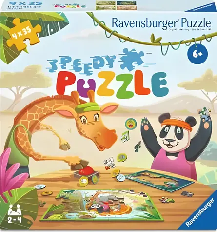 RAVENSBURGER Puzzle Speedy Puzzle / 4× 35 dílků / s bzučákem / od 6 let