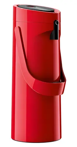 Emsa PONZA červená / Pumpovací termoska / 1,9 l / Comfort Press