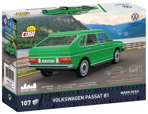 COBI 24644 Volkswagen Passat B1 zelená / Stavebnice / 1:35 / 107 dílků / od 7 let