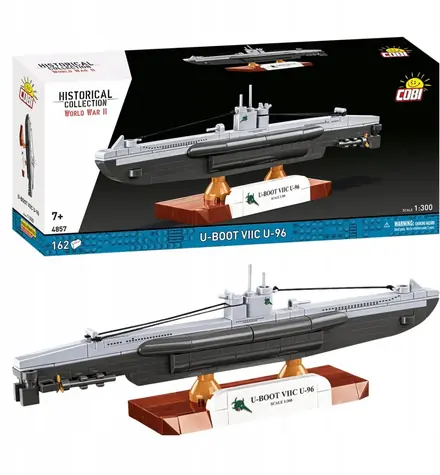 COBI 4857 Ponorka U-96 typ VIIC / 1:300 / 162 kostek / od 7 let