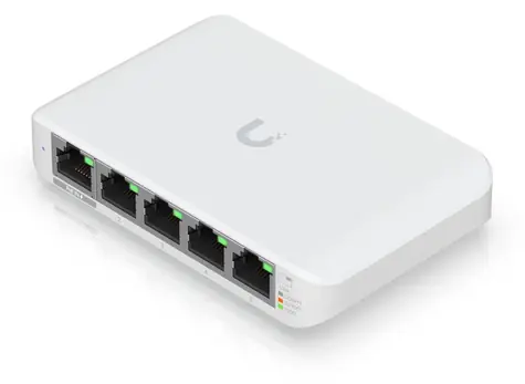 Ubiquiti UniFi Switch Flex Mini 3ks / Switch / 5× Gigabit / PoE IN / desktop