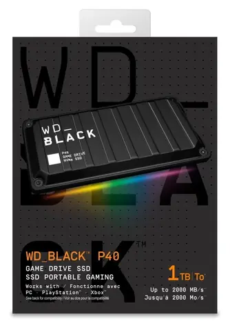 WD_BLACK P40 Game Drive 1 TB / Externí SSD / NVMe