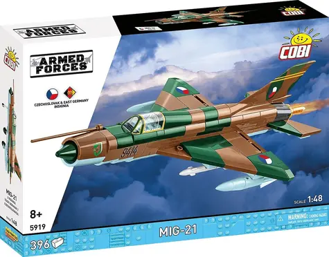 COBI 5919 Armed Forces MiG-21 / Stavebnice / 396 kostek / 1:48 / od 8 let
