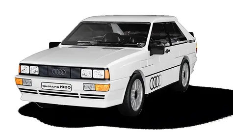 COBI 24665 Audi Quattro 1980 bílá / Stavebnice / 1:35 / 79 kostek / od 7 let