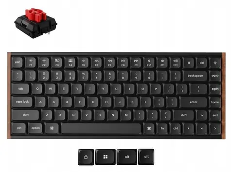 Keychron K3 Ultra 8K (Milk POM Red) / Klávesnice / Mechanická / Red switch / bezdrátová