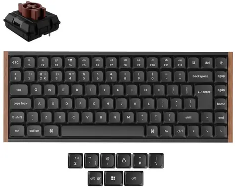 Keychron K3 Ultra 8K (Milk POM Brown) / Klávesnice / Mechanická / Brown switch / bezdrátová