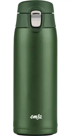 Emsa TRAVEL MUG light 0.4 l tmavě zelená / Termohrnek / nerezová ocel