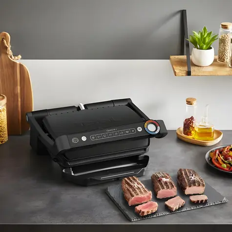 Tefal Optigrill+ GC7178 černý / Kontaktní gril / 2000 W / 6 programů