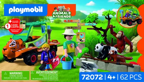 Playmobil 72072 Zoo Keeper Mobile / Stavebnice / 62 dílků / od 4 let