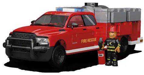 COBI 24612 Dodge RAM 3500 hasičský vůz / Stavebnice / 358 dílů / od 6 let