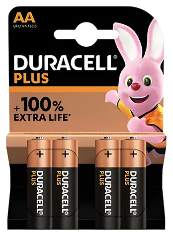 Duracell AA / Baterie / alkalická / 4 ks