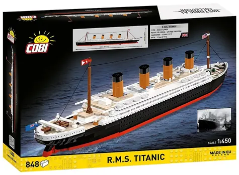 COBI 1688 R.M.S. Titanic / Stavebnice / 848 dílků / 1:450 / od 8 let