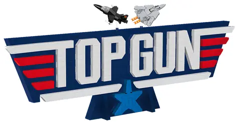 COBI 5925 Top Gun Logo / Stavebnice / 628 dílků / od 9 let