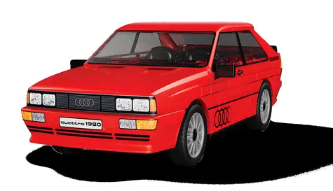 COBI 24664 Audi Quattro 1980 červená / Stavebnice / 79 dílů / 1:35 / od 7 let