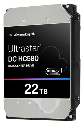 WD Ultrastar DC HC580 22TB / HDD / 3.5" SATA III / 7 200 rpm / 512MB cache / 5y